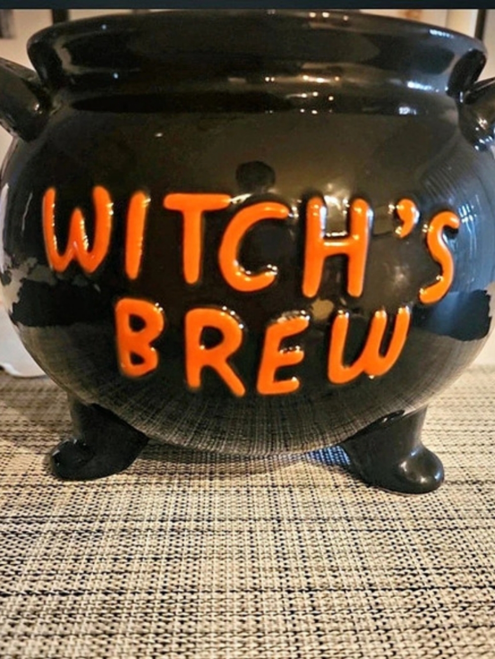 ASHLAND Witches Brew cauldron Black & Orange Halloween